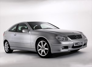 2003 Mercedes Benz C200k Coupe. Artist: Unknown.