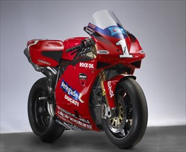 2002 & 2003 Ducati racing bike Artist: Unknown.