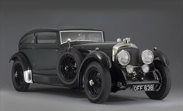 1930 Bentley 6.5 litre coupe Blue Train Artist: Unknown.