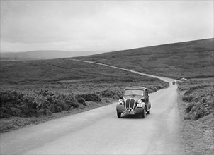 Fiat of HW Johnson, winner of a silver award at the MCC Torquay Rally, July 1937. Artist: Bill Brunell.