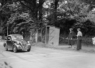 Fiat of HW Johnson, winner of a silver award at the MCC Torquay Rally, July 1937. Artist: Bill Brunell.