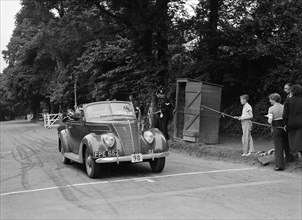 ADC Gordon's Ford V8, winner of a silver award at the MCC Torquay Rally, July 1937. Artist: Bill Brunell.