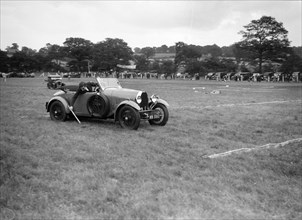 Bugatti Type 40 taking part in the Bugatti Owners Club gymkhana, 5 July 1931. Artist: Bill Brunell.