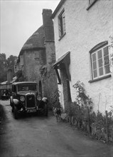 1931 Austin 16/6 on a road test. Artist: Bill Brunell.