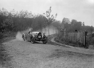 Bugatti Type 30, Bugatti Owners Club Hill Climb, Chalfont St Peter, Buckinghamshire, 1935. Artist: Bill Brunell.