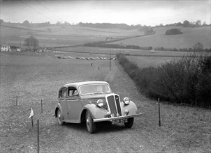 Standard Twelve of K Picken at the Standard Car Owners Club Southern Counties Trial, 1938. Artist: Bill Brunell.