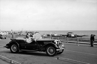 1937 Riley Lynx on the 1953 Brighton rally Artist: Unknown.