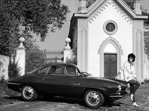 1965 Alfa Romeo Giulia Sprint Speciale coupe Artist: Unknown.