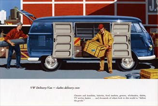 1960 Volkswagen commercial vehicle brochure Artist: Unknown.