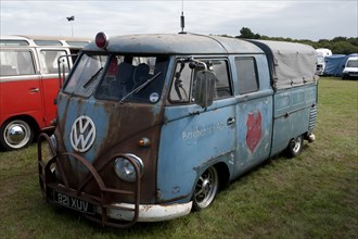 Volkswagen camper van at V Dub Island event, Isle of Wight 2013 Artist: Unknown.