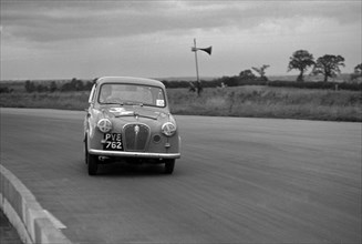 Austin A35 at 750 MC 6 hour relay race Silverstone 1957 Artist: Unknown.