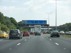 Traffic on the M6 Motorway 2014 Artist: Unknown.