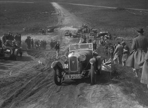 1930 Salmson competing in a motoring trial, Bagshot Heath, Surrey, 1930s.