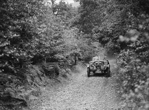 BSA car taking part in a motoring trial, c1930s. Artist: Bill Brunell.
