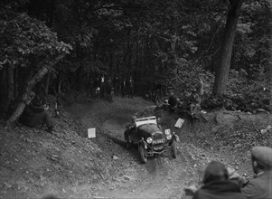 Frazer-Nash Vitesse taking part in a motoring trial, c1930s. Artist: Bill Brunell.