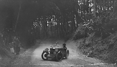 MG M type taking part in a motoring trial, c1930s. Artist: Bill Brunell.