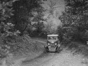 Riley taking part in a motoring trial, c1930s. Artist: Bill Brunell.