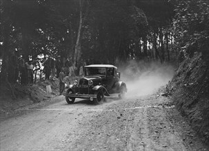 Ford Model A taking part in a motoring trial, c1930s. Artist: Bill Brunell.
