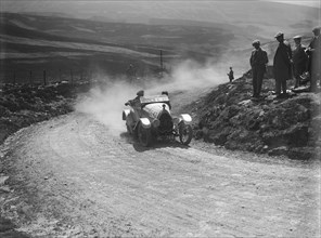 Bugatti of G Blackstock competing in the Scottish Light Car Trial, 1922. Artist: Bill Brunell.