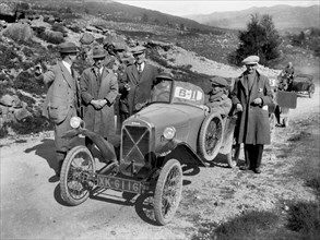 Salmson open sports 2-seater of Armand Bovier at the Scottish Light Car Trial, 1922. Artist: Bill Brunell.