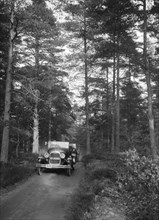 Ford Model A of FH Grain competing in the JCC Half-Day Trial, 1930. Artist: Bill Brunell.