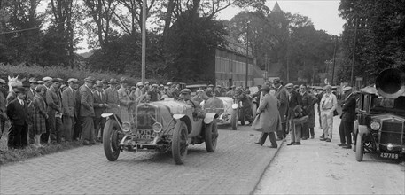 Georges Irat of Ernest Andre at the Boulogne Motor Week, France, 1928. Artist: Bill Brunell.