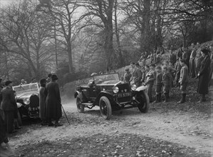 OM open 4-seat tourer, Bugatti Owners Club Trial, Nailsworth Ladder, Gloucestershire, 1932. Artist: Bill Brunell.