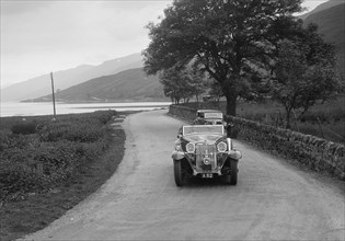 Armstrong-Siddeley of CD Siddeley competing in the RSAC Scottish Rally, 1932. Artist: Bill Brunell.