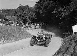 Frazer-Nash TT replica of Midge Wilby competing in the VSCC Croydon Speed Trials, 1937. Artist: Bill Brunell.