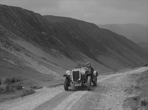 Singer competing in the MG Car Club Abingdon Trial/Rally, 1939. Artist: Bill Brunell.