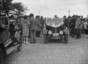 AC Acedes Six of Mrs G Daniell at the Southport Rally, 1928. Artist: Bill Brunell.