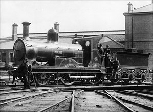 Midlands and Great Western Railway (Ireland) 2-4-0 locomotive 'Rob Roy', 1873. Artist: Unknown
