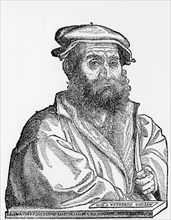 Niccolo Tartaglia, Italian mathematician and mechanician, 1550s. Artist: Unknown