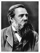 Friedrich Engels, German socialist and collaborator and supporter of Karl Marx, 1879. Artist: Unknown