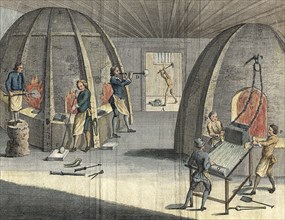 Glass manufacturing, 1760. Artist: Unknown