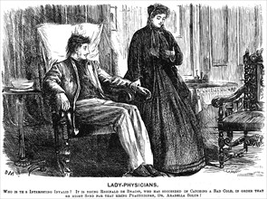 'Lady Physicians', 1865. Artist: George du Maurier
