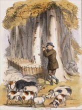 'The Swine Herd', c1845. Artist: Benjamin Waterhouse Hawkins