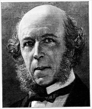 Herbert Spencer, English philosopher and sociologist, 1897. Artist: Anon