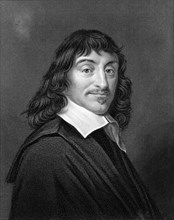 Rene Descartes, French philosopher and mathematician, 1835. Artist: Unknown