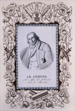 Joseph-Marie Jacquard, inventor of the Jacquard loom, c1850. Artist: Unknown