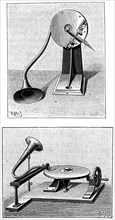Emile Berliner's Gramophone, c1888. Artist: Unknown