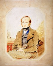 Charles Darwin, English naturalist. Artist: Unknown