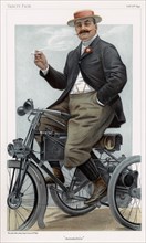 Albert, Comte de Dion, French engineer, 1899. Artist: Unknown