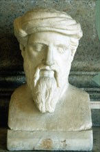 Pythagoras, Ancient Greek mathematician and philosopher, 6th century BC. Artist: Unknown