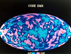 Microwave map of whole sky, c1990s. Artist: Unknown
