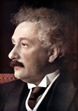 Albert Einstein, German-Swiss-American mathematician and physicist, c1925. Artist: Unknown