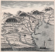 Circulation of water between sea and mountains, 1665. Artist: Unknown