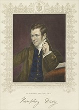 Humphry Davy, British chemist and inventor, 1801 Artist: Thomson