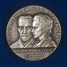 Pierre and Marie Curie, French scientists. Artist: Unknown