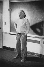 Albert Einstein, German-Swiss-American mathematician and physicist, 1940. Artist: Unknown